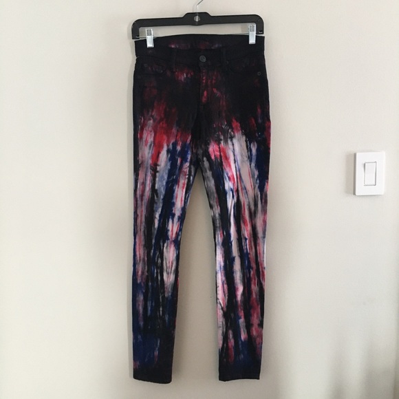 Hudson Jeans Denim - Hudson skinny tie-dyed Jeans